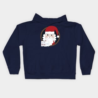 Letter to Santa Claus from a liar Kids Hoodie